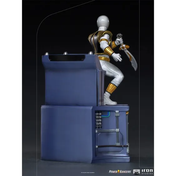 Коллекционная фигура Iron Studios: Mighty Morphin Power Rangers: White Ranger, (128204) 4