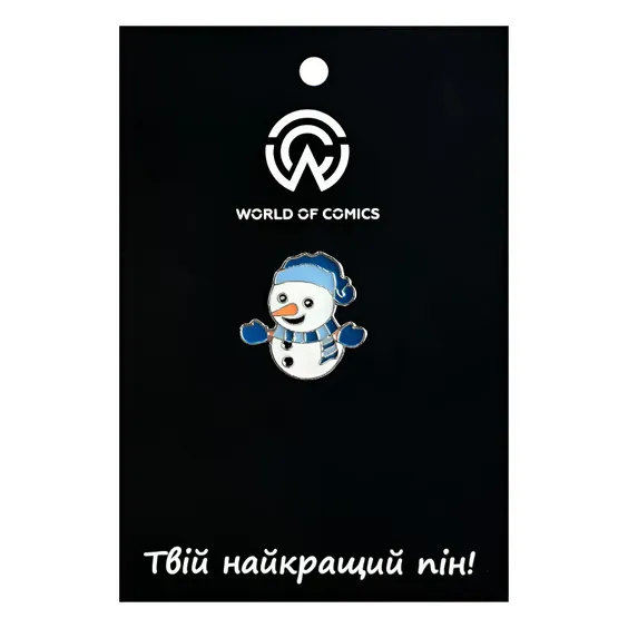 Металлический значок (пин) Snowman (Chibi), (12856)