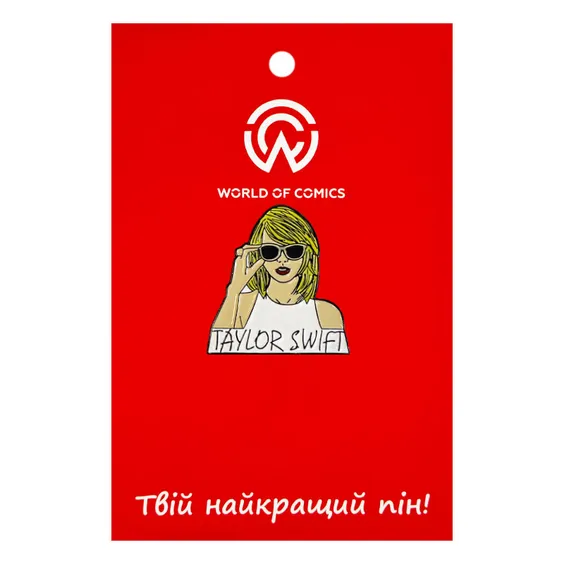 Металевий значок (пін) Taylor Swift In Sunglasses: «‎Taylor Swift», (12934)