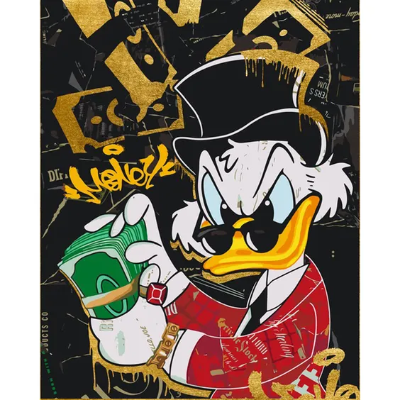 Картина по номерам Kartiny Origami: Disney: DuckTales: Scrooge McDuck, (130051)