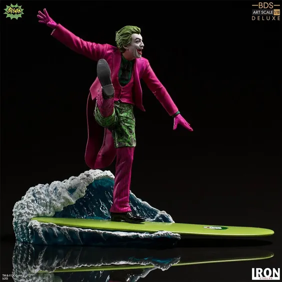 Коллекционная фигура Iron Studios: DC: Batman (1966): The Joker (Deluxe), (134102) 3