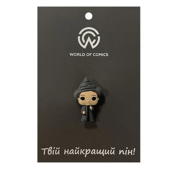 Резиновый значок (пин) Wizarding World: Harry Potter: Minerva McGonagall, (13466)
