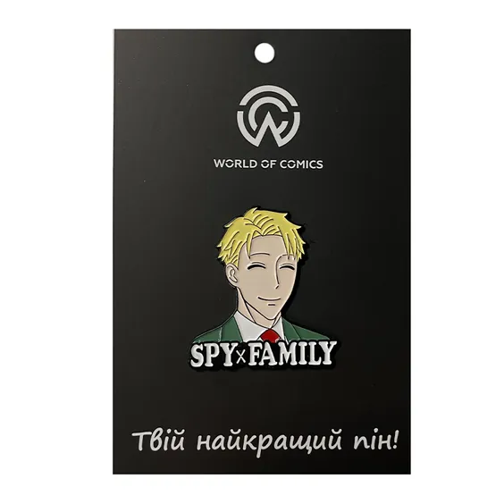 Металлический значок (пин) Spy x Family: Loid, (13522)