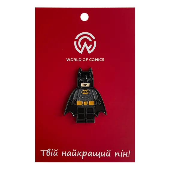 Металлический значок (пин) DC: Lego: Batman, (13623)