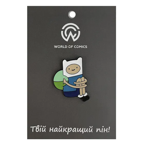Металлический значок (пин) Adventure Time: Finn, (13708)