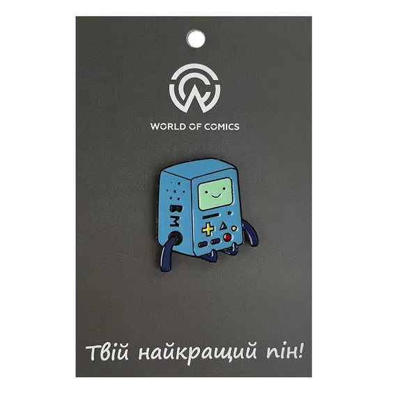 Металлический значок (пин) Adventure Time: BMO, (13710)