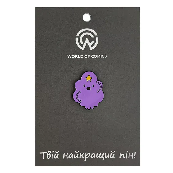 Металлический значок (пин) Adventure Time: Lumpy Space Princess, (13711)