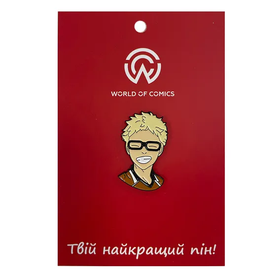 Металлический значок (пин) Haikyuu!!: Kei Tsukishima, (13762)