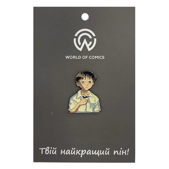 Металлический значок (пин) Evangelion: Shinji Ikari, (13802)