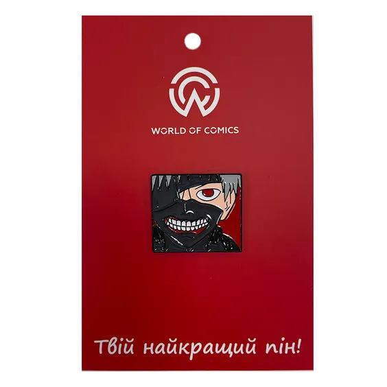 Металлический значок (пин) Tokyo Ghoul: Ken Kaneki, (13849)