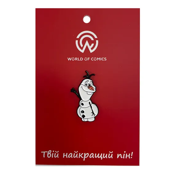 Металевий значок (пін) Disney: Frozen: Olaf, (13855)