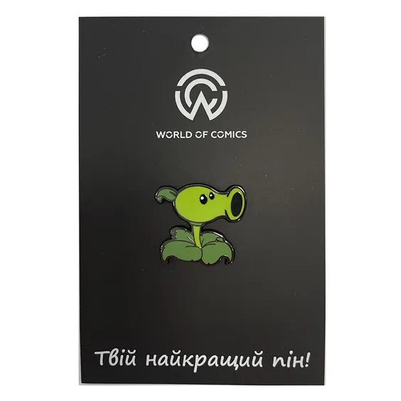 Металевий значок (пін) Plants vs. Zombies: Peashooter, (13886)