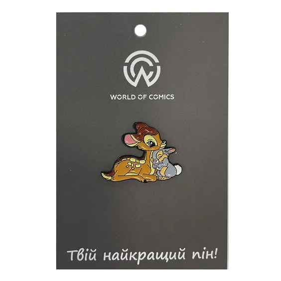 Металевий значок (пін) Disney: Bambi: Bambi and Thumper, (13915)