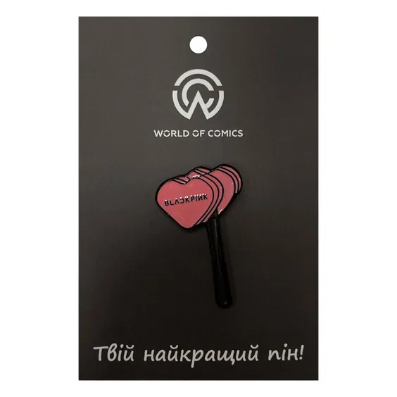 Металевий значок (пін) Blackpink: Lightstick, (13951)