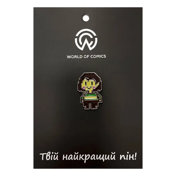 Металевий значок (пін) Undertale: Chara, (13958)