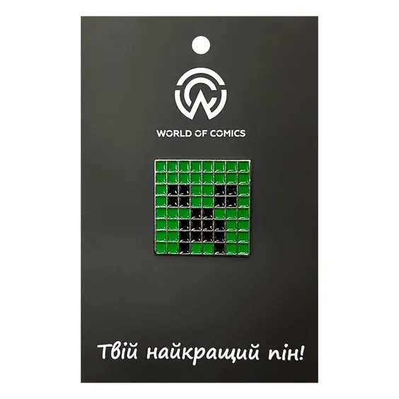 Металевий значок (пін) Minecraft: Creeper, (14042)