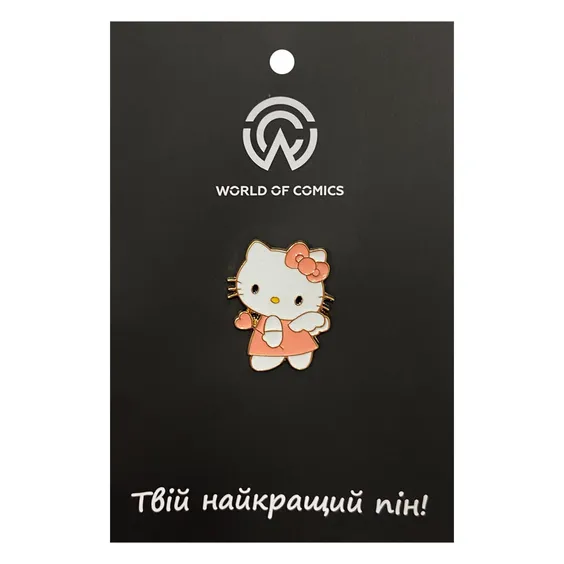 Металлический значок (пин) Hello Kitty: Kitty Angel, (14054)
