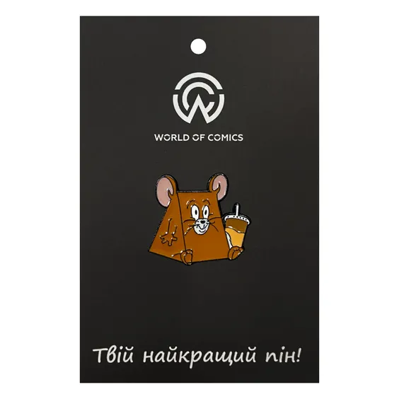 Металлический значок (пин) Tom & Jerry: Jerry Cheese, (14105)