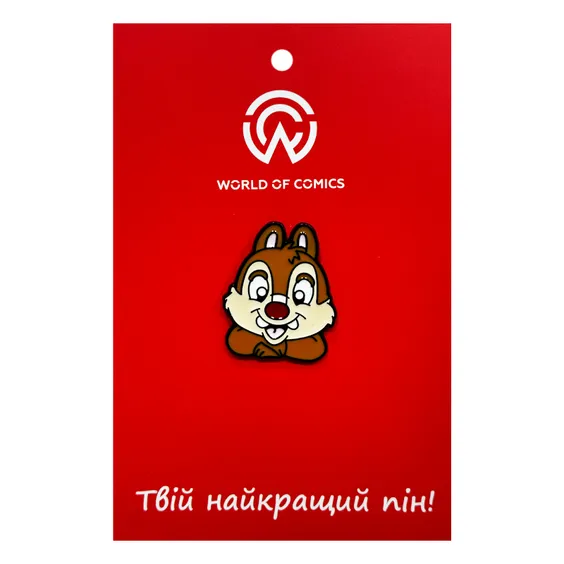 Металлический значок (пин) Disney: Chip 'n Dale Rescue Rangers: Dale, (14180)