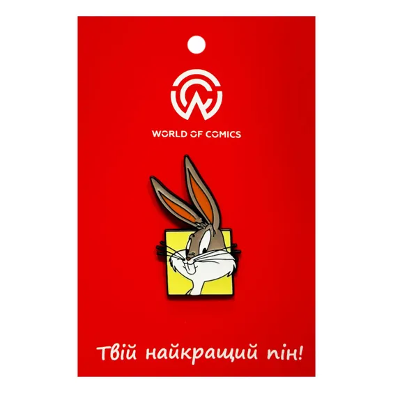 Металлический значок (пин) Looney Tunes: Bugs Bunny, (14265)