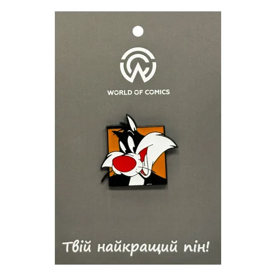 Металевий значок (пін) Looney Tunes: Sylvester, (14267)