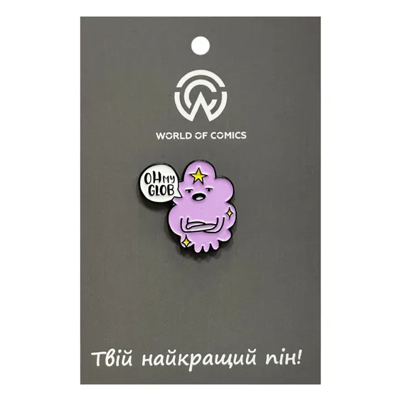 Металевий значок (пін) Adventure Time: Lumpy Space Princess: «Oh My Glob‎», (14286)