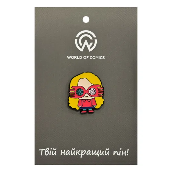 Металлический значок (пин) Wizarding World: Harry Potter: Luna Lovegood (Chibi), (14405)