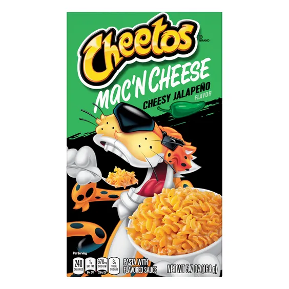 Лапша Cheetos: Mac'n Cheese: Cheesy Jalapeno Pasta, (14992)