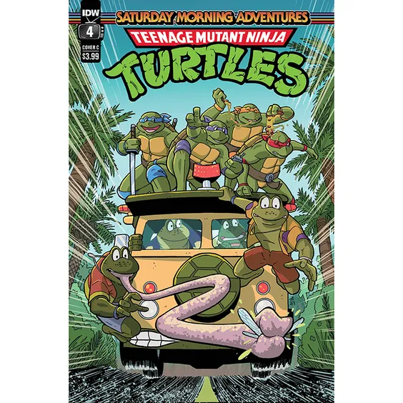 Комикс Teenage Mutant Ninja Turtles. Saturday Morning Adventures. Swapping Pads. Part 1. Volume 2. #4 (Hymel's Cover), (150431)