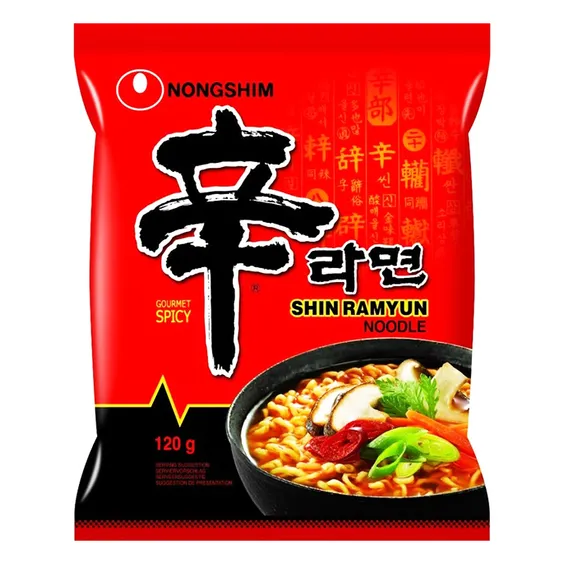 Лапша Nongshim: Shin: Ramyun w/ Mushrooms, (150620)