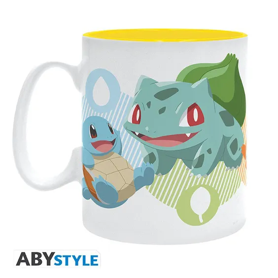Кухоль ABYstyle: Pokemon: Pikachu, Charmander, Squirtle and Bulbasaur, (153566) 2