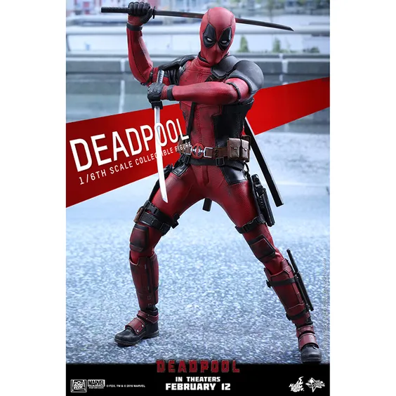 Коллекционная фигура Hot Toys: Movie Masterpiece: Marvel: Deadpool: Deadpool, (178585) 3