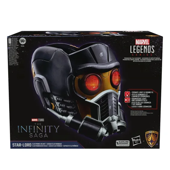 Интерактивный шлем Hasbro: Marvel: Legends Series: Star-Lord Electronic Helmet, (185039) 8