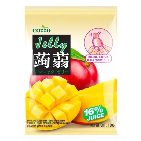 Желейные конфеты Cozzo: Jushida Konnyaku: Mango, (207242)