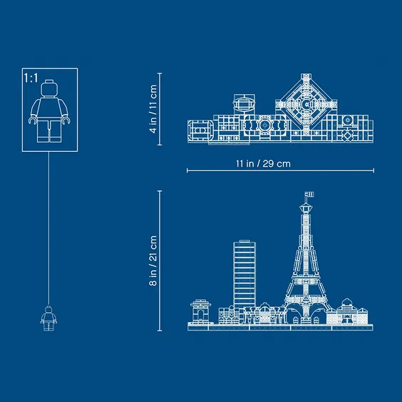 Конструктор LEGO: Architecture: Paris, (21044) 4