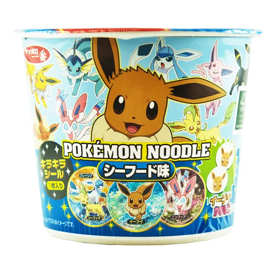 Локшина Sanyo Foods: Sapporo: Pokemon: Seafood Flavour Noodle, (24064)