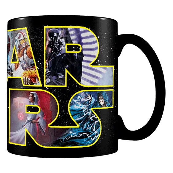 Кружка-хамелеон Pyramid International: Star Wars: Logo w/ Characters, (24755)