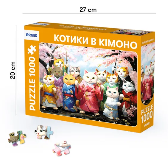 Пазл Orner: Котики в Кімоно, (25161) 4