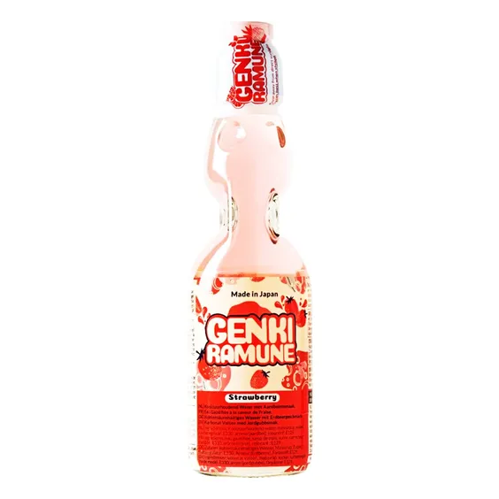 Напій Genki Ramune: Strawberry, (270906)