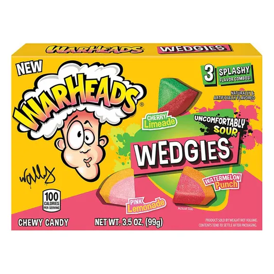 Конфеты Warheads: Sour Wedgies, (285053)