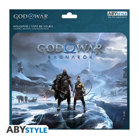 Килимок для миші ABYstyle: God of War: Ragnorak: Kratos and Atreus, (32288) 2