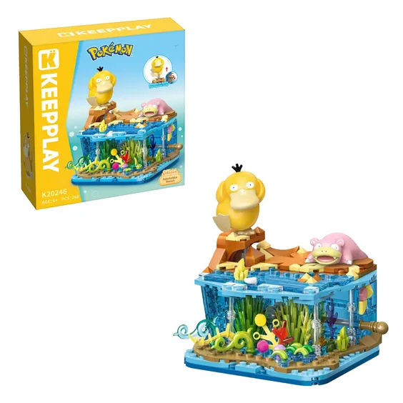 Конструктор Qman: Keeppley: Pokemon: Dorky Beach: Psyduck, (333339)