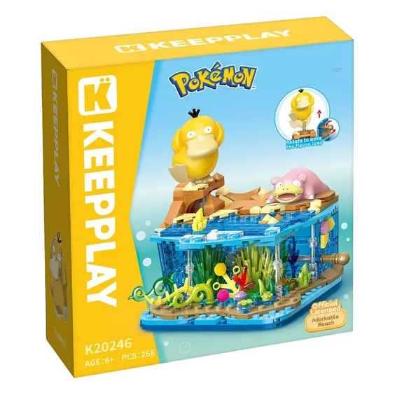 Конструктор Qman: Keeppley: Pokemon: Dorky Beach: Psyduck, (333339) 3