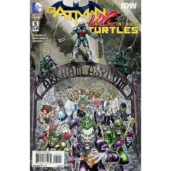 Комікс DC. Batman & Teenage Mutant Ninja Turtles. Deadly Mutant Arkham Inmates. Volume1. #5, (335230)