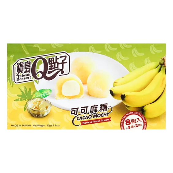 Мочі Taiwan Dessert Q: Banana Cream, (33864)