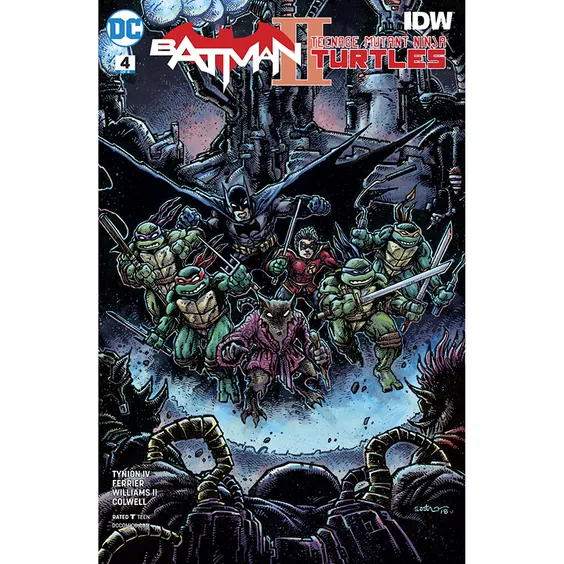 Комикс DC. Batman & Teenage Mutant Ninja Turtles II. A Knight in New York. Volume 1. #4 (Eastman's Cover), (350421)