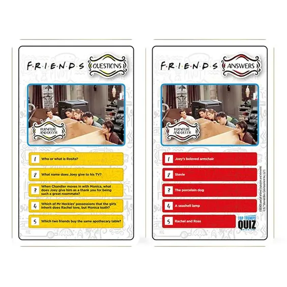 Настольная игра Winning Moves: Top Trumps Quiz: Friends, (35873) 3