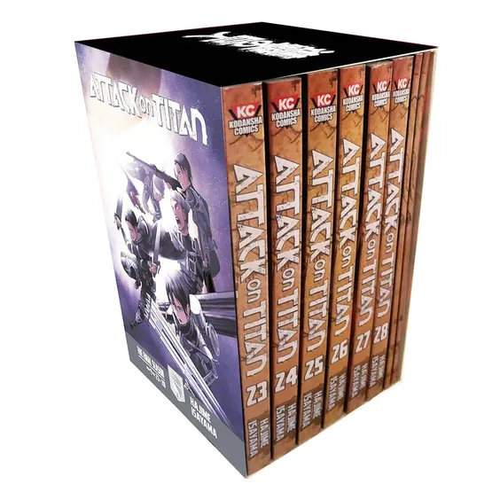 Набор манги Attack on Titan. Volumes 18-22 (Box Set), (367440) 7
