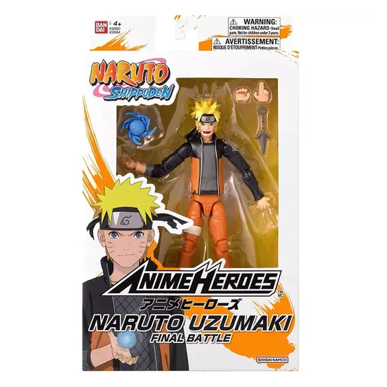 Экшн-фигурка Bandai: Anime Heroes: Naruto Uzumaki, (369645) 4