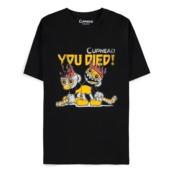 Футболка Difuzed: Cuphead: Cuphead and Mugman: «You Died!» (XL), (390247)